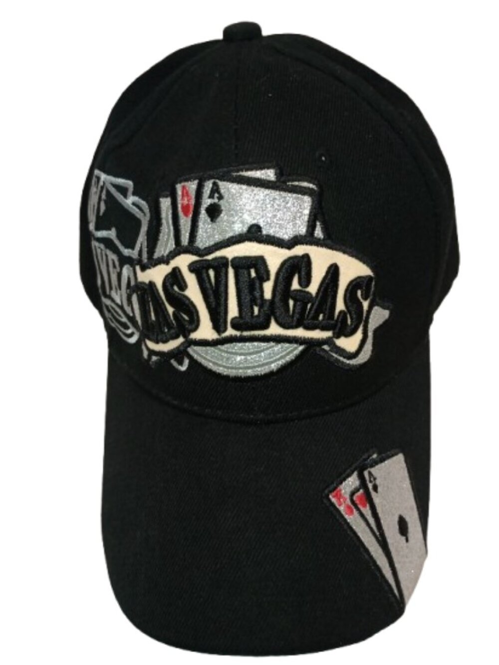 Parquet Brand Las Vegas Embroidered Poker Classic Trucker / Baseball Cap OSFA